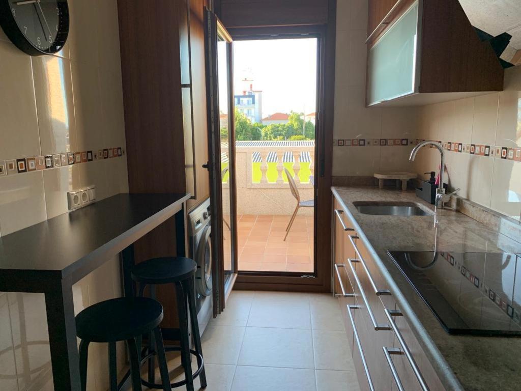 "Sanxenxo Holidays" Atico Con Garaje, Barbacoa Y Piscina A 5 Min Del Centro 外观 照片