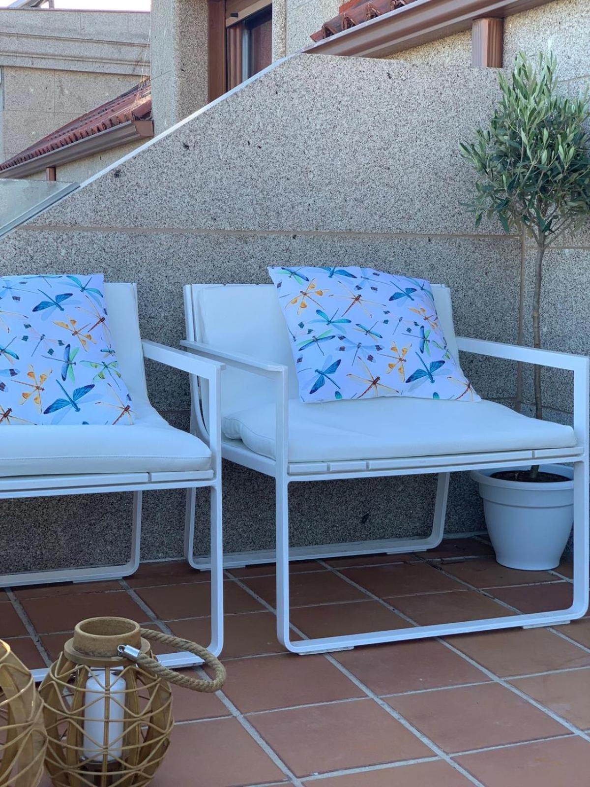 "Sanxenxo Holidays" Atico Con Garaje, Barbacoa Y Piscina A 5 Min Del Centro 外观 照片